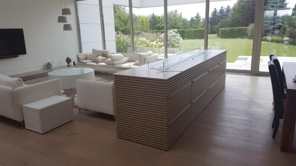 Biopalenisko 2400mm w szafce meblowej