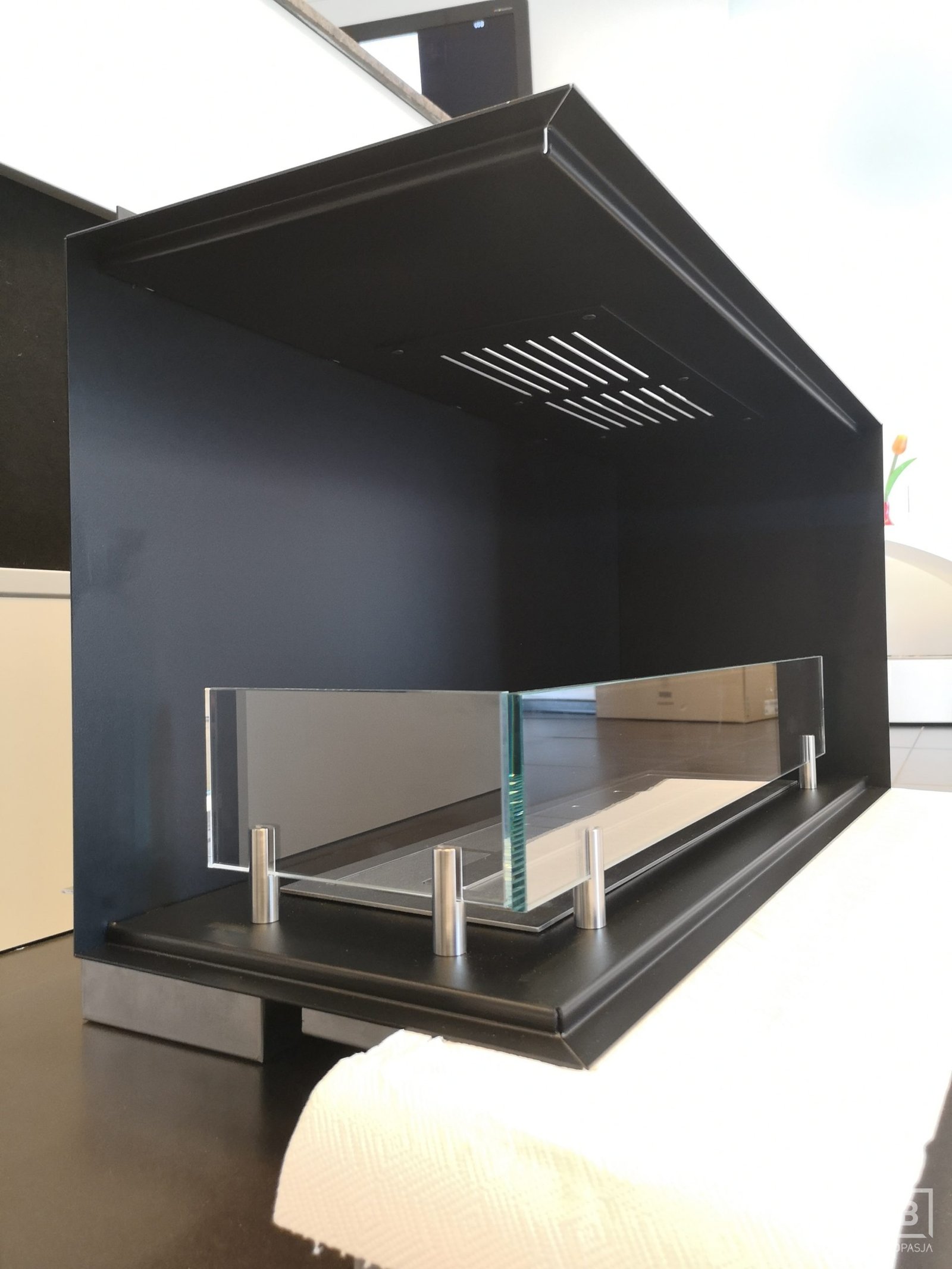 biosteelBOX CL BASIC, wkład narożny z thermosteel panelami